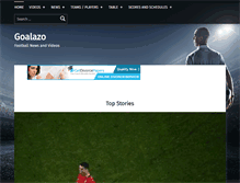 Tablet Screenshot of goalazo.com